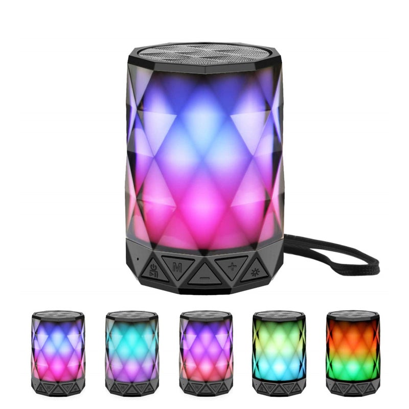 LFS Portable Bluetooth Speakers, Night Light Waterproof, Lightweight Portable Speakers for Travel, Pool, Beach, Biking, Kayak, Gifts for Kids, Women - Image 1